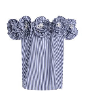 Carolina Herrera - Ruffled Cotton Off-The-Shoulder Top - White - US 4 - Moda Operandi