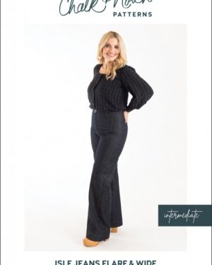 Chalk and Notch Paper Sewing Pattern Isle Jeans