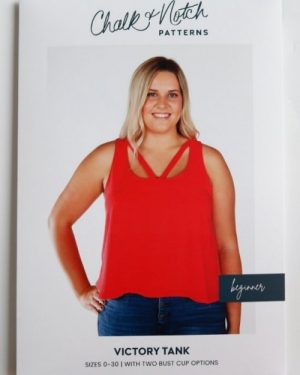 Chalk and Notch Paper Sewing Pattern Victory Tank Top
