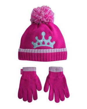 Character Hat and Glove Set - Pink
