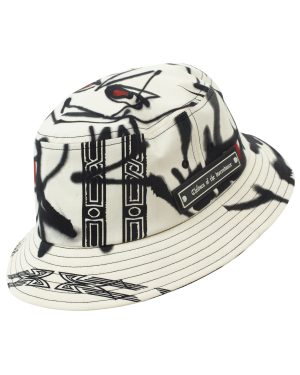Children of the discordance Graffiti printed bucket hat