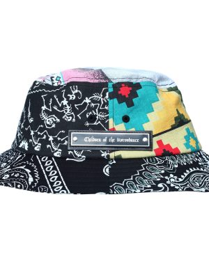 Children of the discordance Paisley printed bucket hat