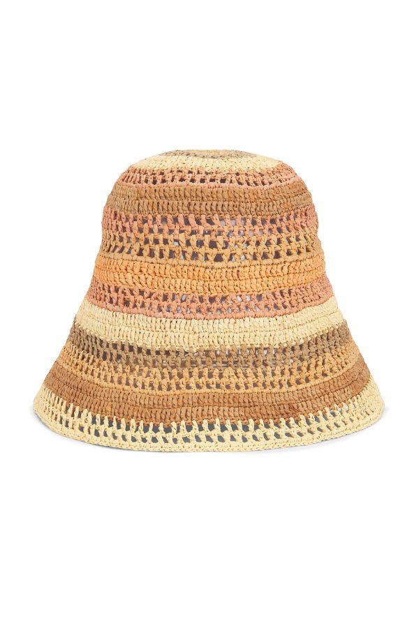 Chloe Sunset Hat in Multicolor Beige - Beige. Size M (also in ).