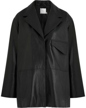 Christopher Esber Charli Leather Jacket - Black - 12 (UK12 / M)