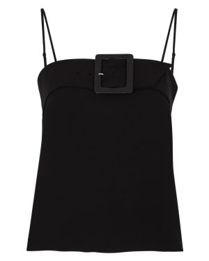 Christopher Kane Buckle-embellished Camisole top - Black - 6