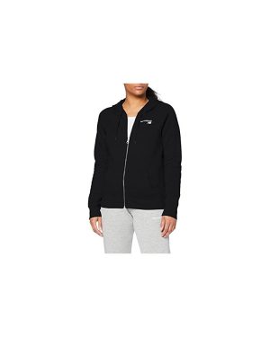 Classic Core Fleece Fashion Full Zip Jacket Women Black M