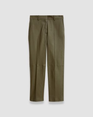 Coleman Leather Stretch Trousers - 34