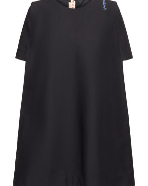 Cotton Cady A-line Mini Dress