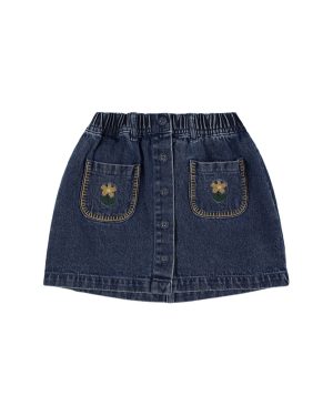 Cotton Denim Skirt