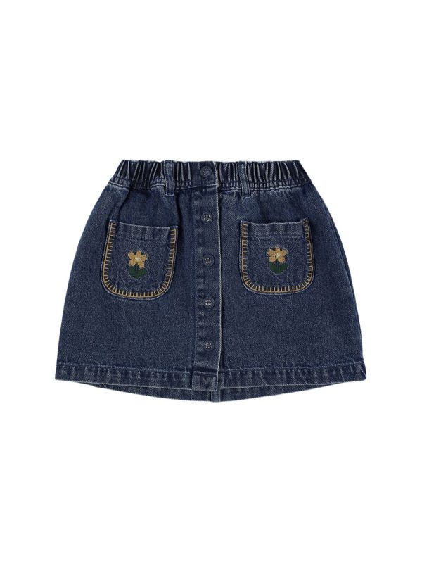 Cotton Denim Skirt