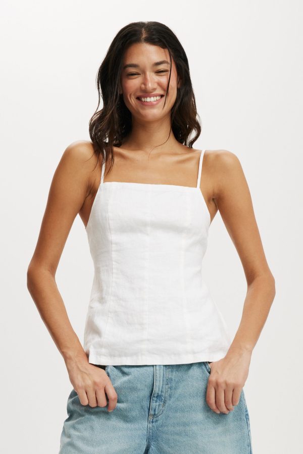 Cotton On Women - Elle Linen Tunic Top - White