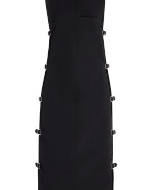 Courrges - Sangle Wool Tunic Dress - Black - FR 36 - Moda Operandi
