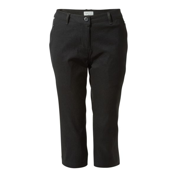 Cropped Trousers Kiwi Pro II Polyamide Black