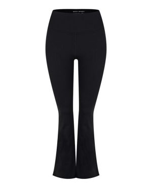 DKNY High Waist Flared Trousers Womens - Black