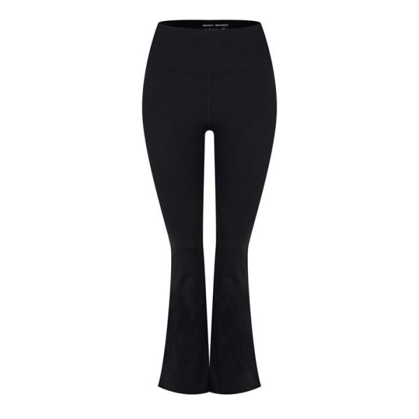 DKNY High Waist Flared Trousers Womens - Black