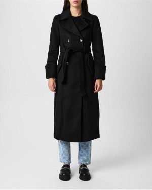 DKNY Wool Coat - Black
