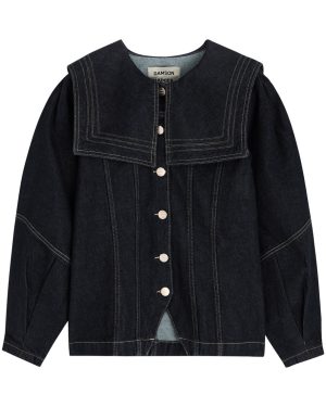 Damson Madder Sailor Denim Jacket - Indigo - 10 (UK10 / S)