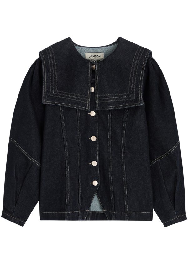 Damson Madder Sailor Denim Jacket - Indigo - 10 (UK10 / S)