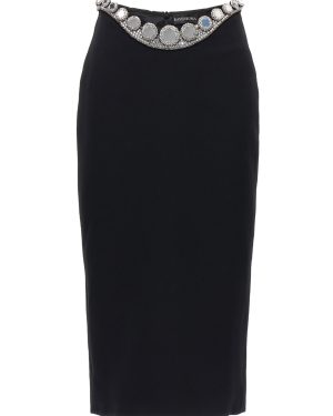 David Koma puffer Circle Embroidery Skirt