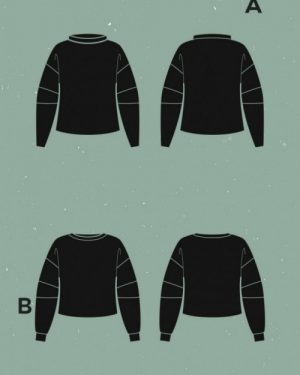 Deer and Doe Paper Sewing Pattern Neige Sweatshirt