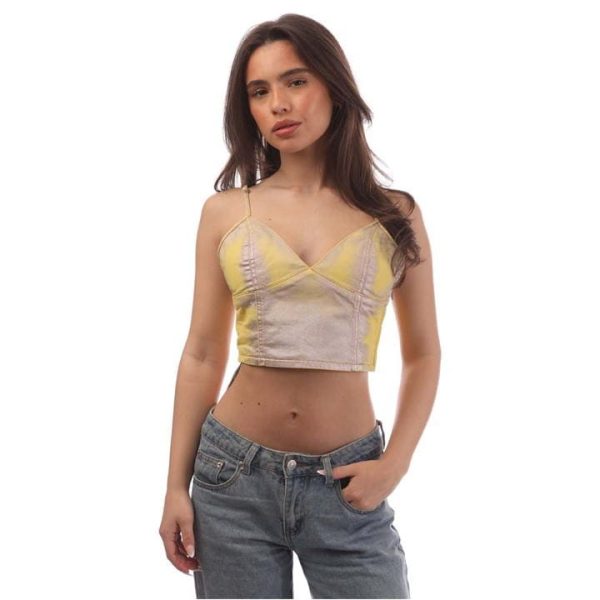 Diesel De-Fulvy Tank Top - Yellow