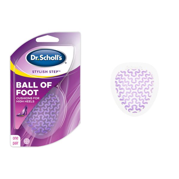 Dr. Scholl's Love Your Heels & Wedges Ball of Foot Cushions for Women 1 Pair Metatarsal Pads Women - All-Day Comfort for High Heels - Reli