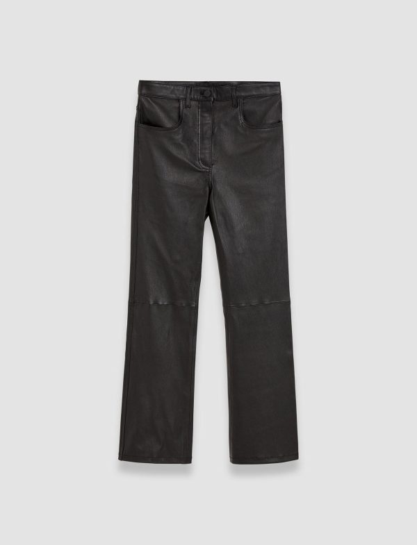 Duke Leather Stretch Trousers - 34