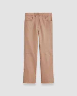 Duke Leather Stretch Trousers - 36