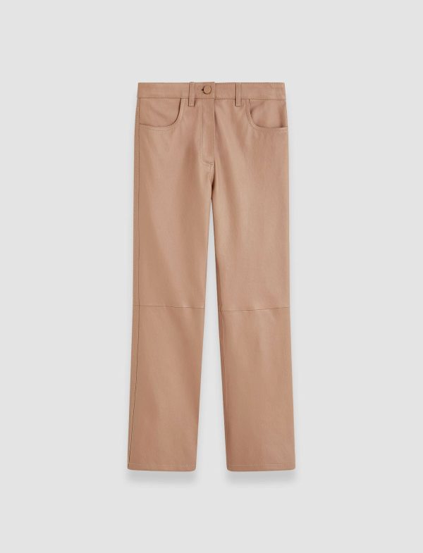 Duke Leather Stretch Trousers - 36