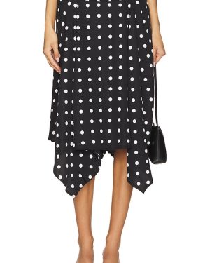 EB Denim City Skirt in Black. Size M, S, XS.