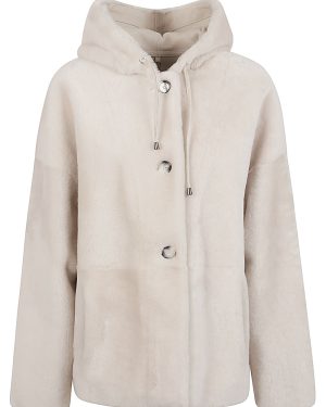 ENES Fur Hooded Jacket