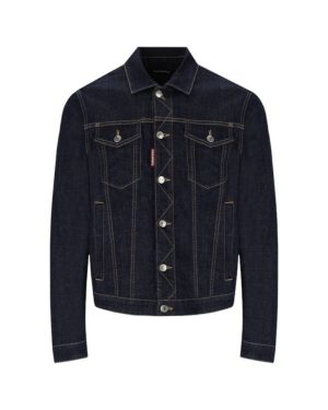 (EU 38) DSQUARED2 Womens Denim Casual Jacket