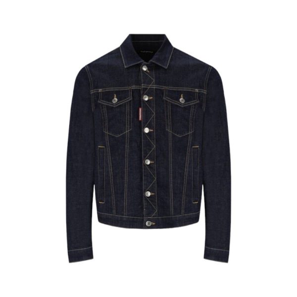 (EU 38) DSQUARED2 Womens Denim Casual Jacket