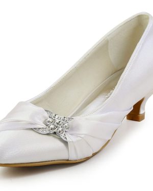 Elegantpark Wedding Shoes for Bride Low Heel Women EP2006L 5(EU 38)