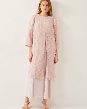 Elora Duster Coat Pink
