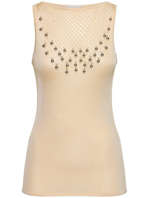 Embellished Knit Top