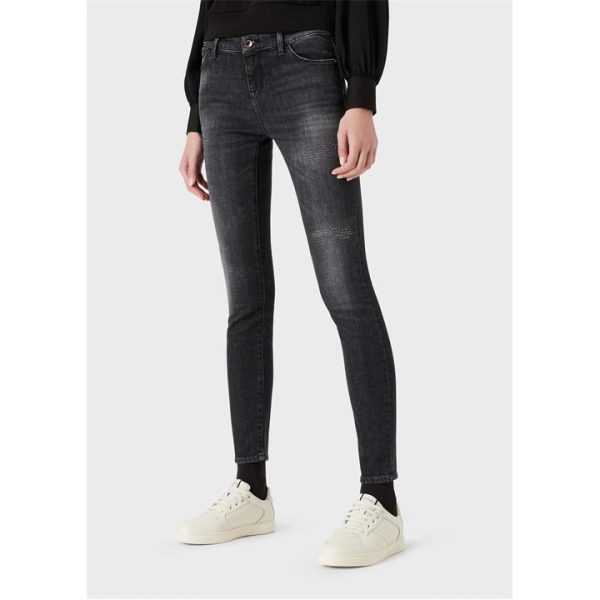 Emporio Armani Emporio Skinny Jeans - Black