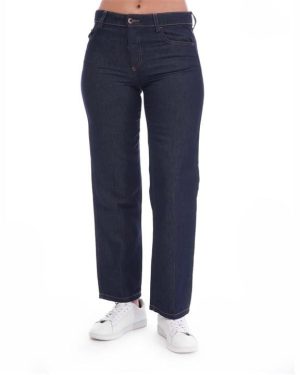 Emporio Armani J04 Wide-Leg Jeans - Blue