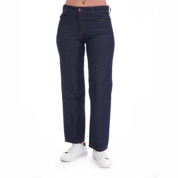 Emporio Armani J04 Wide-Leg Jeans - Blue