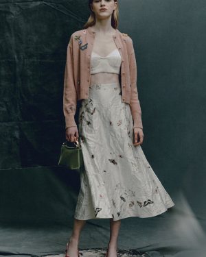 Erdem - Cropped Corset Bra Top - Ivory - UK 14 - Only At Moda Operandi