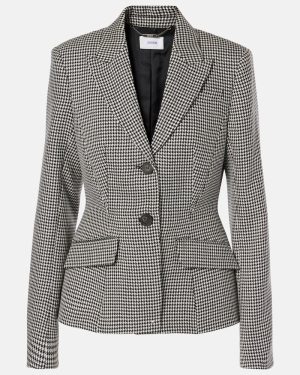Erdem Tailored houndstooth wool blazer