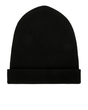 Eterne Levi Cashmere Beanie in Black - Black. Size all.