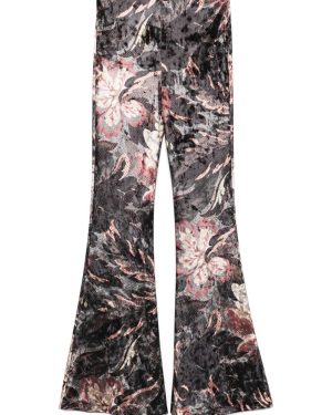Etro Printed Flared Trousers