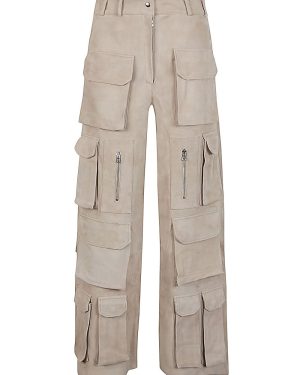 FERMAS. CLUB Suede Cargo Trousers