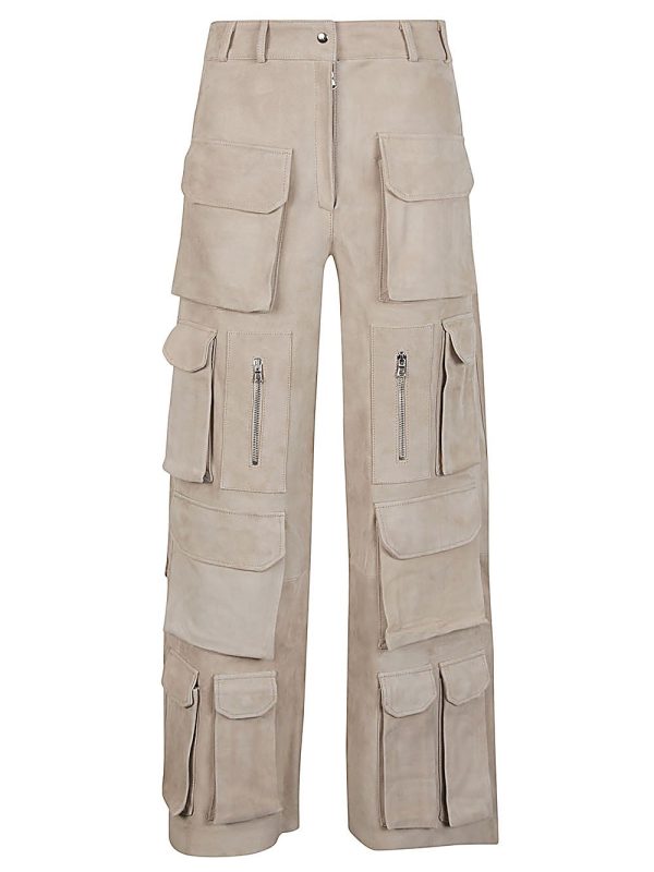 FERMAS. CLUB Suede Cargo Trousers