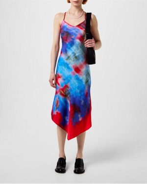 FIORUCCI Asymmetric Dress - Red