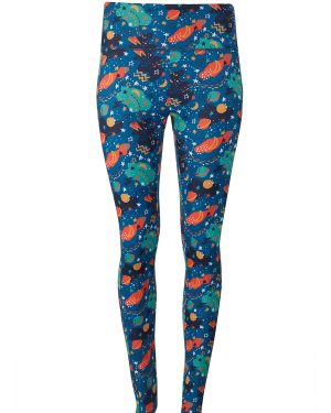 FRUGI Blue Interstellar Print Cosmo Leggings
