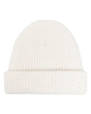 Fabiana Filippi Ribbed Wool Blend Beanie