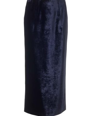 Fendi Velvet Pencil Skirt