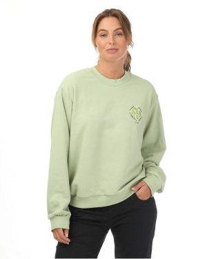 Five Ten Ten Cropped Sweatshirt Womens - Green